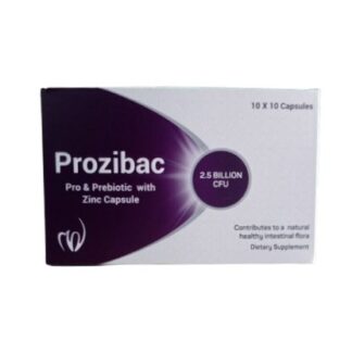 Prozibac Pro and Pre Biotic with Zinc 10Caps